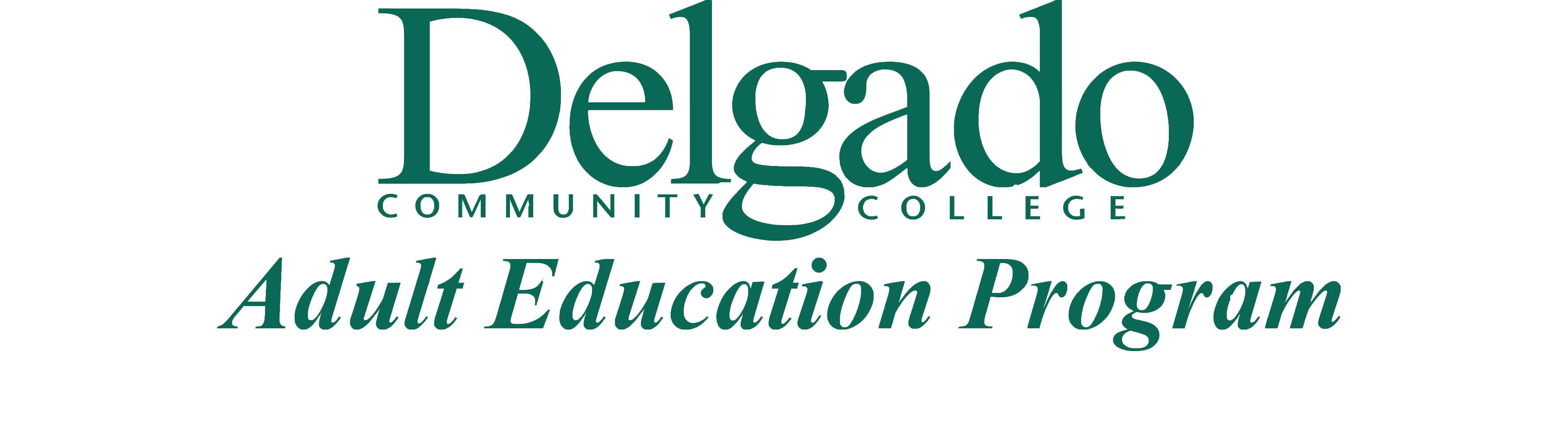 Adult Education Program at Delgado Community College logo