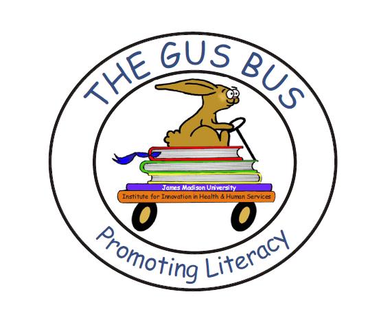 The Reading Road Show-Gus Bus logo