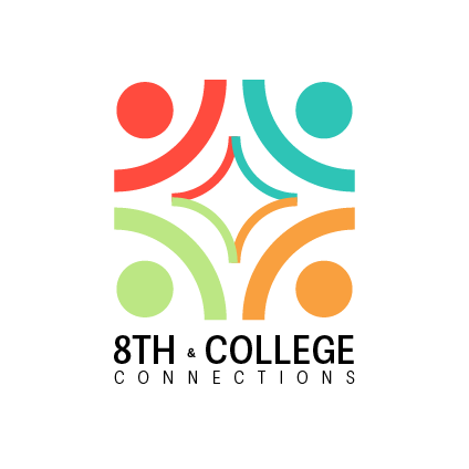 8th and College Connections English Language Learners Program logo