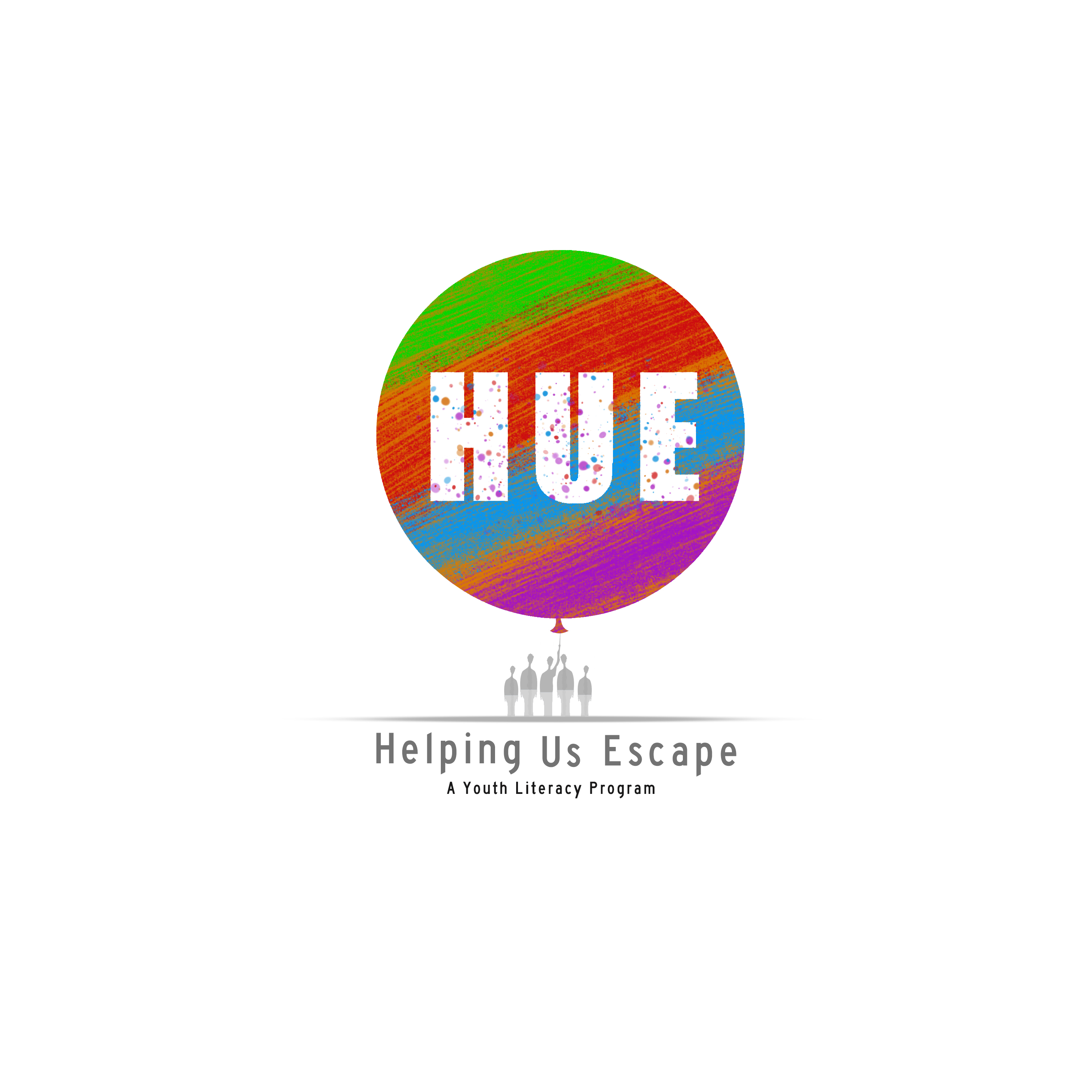 HUE (Helping Us Escape) logo