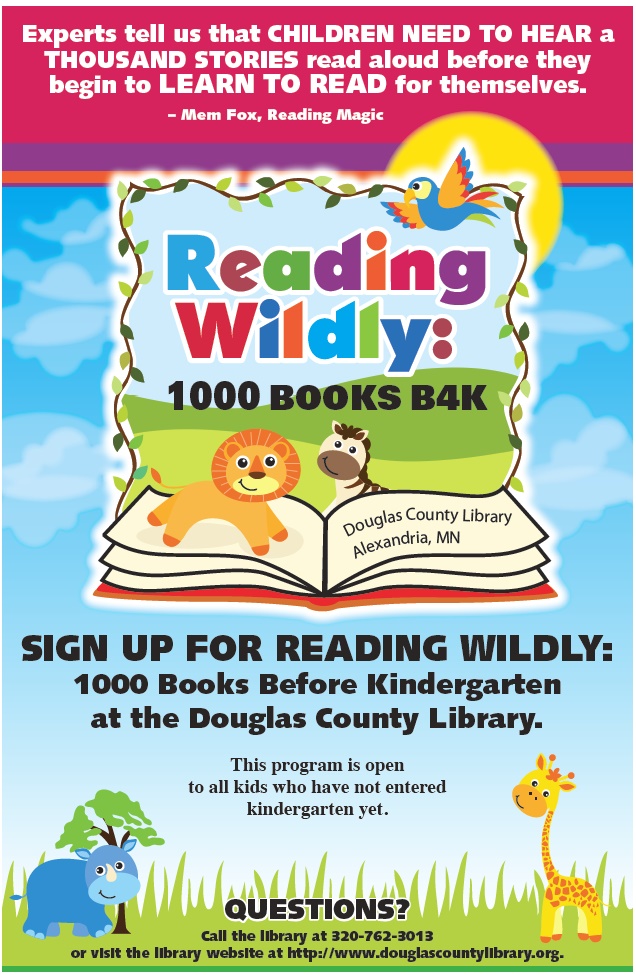 Reading Wildly: 1,000 Books Before Kindergarten logo