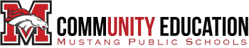 Mustang Community Education logo