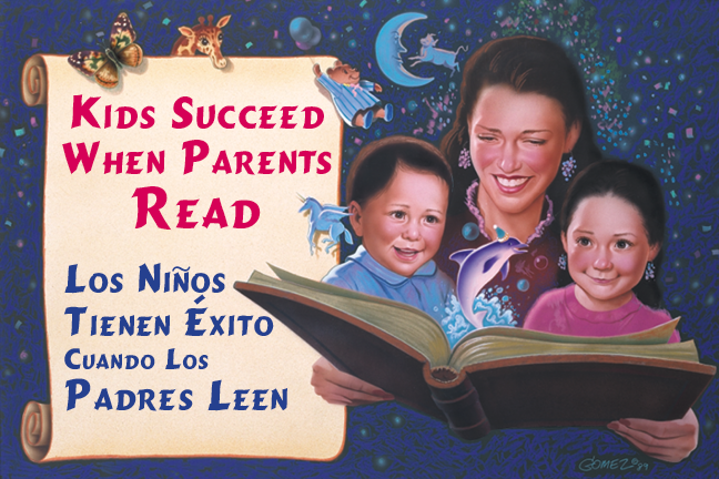 Kids Succeed When Parents Read logo