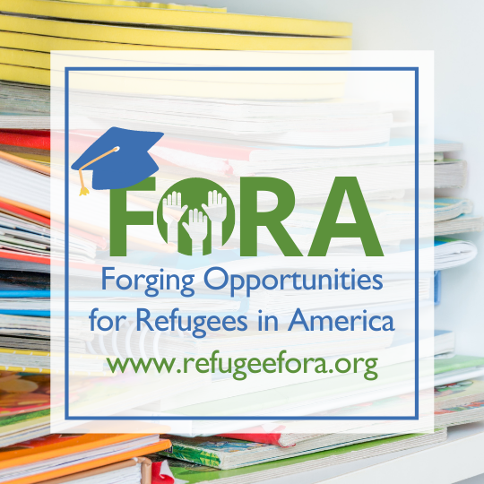Forging Opportunities for Refugees in America ("FORA") logo