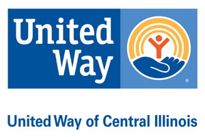 United Way of Central Illinois' Dolly Parton's Imagination Library Program logo