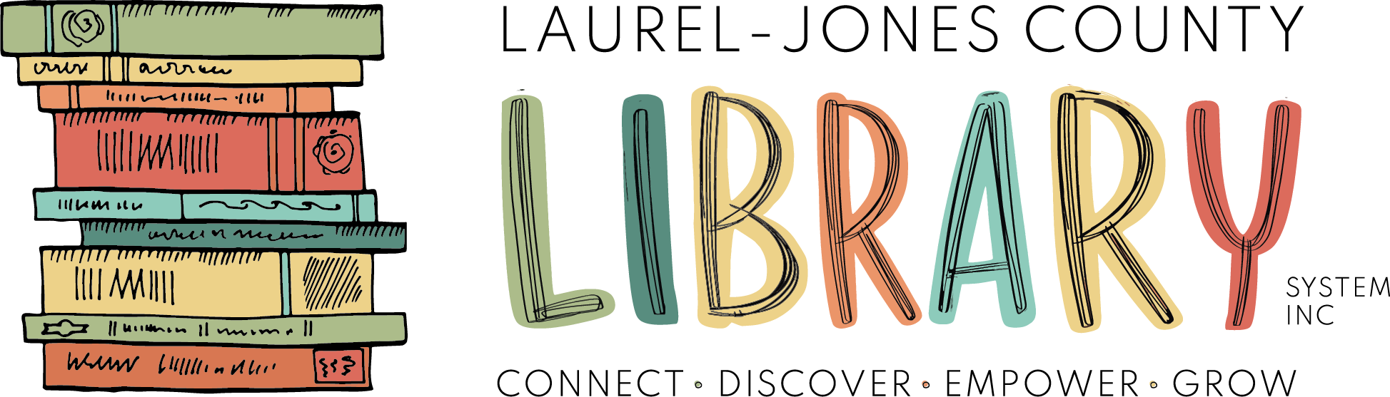 Laurel-Jones Co. Library logo