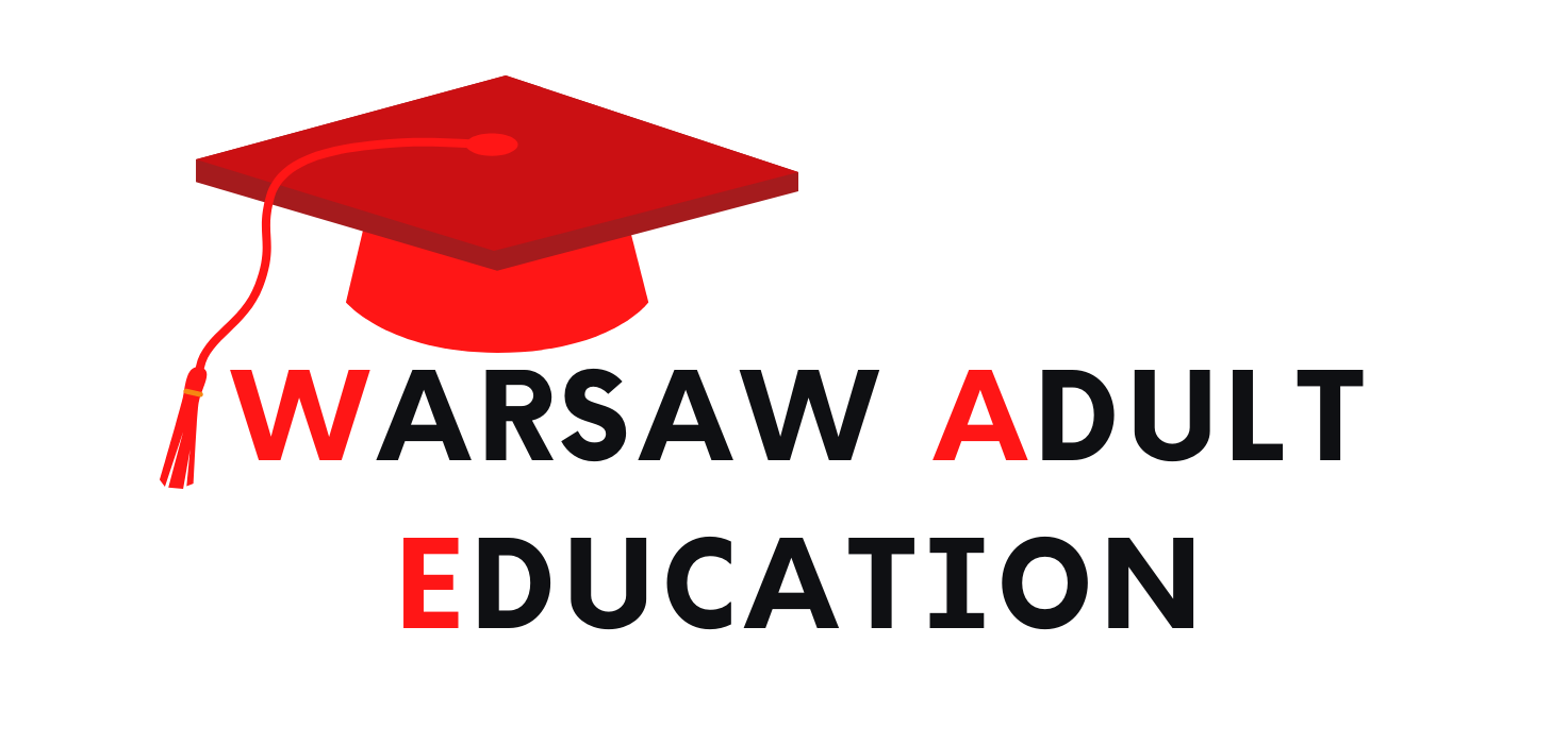 Warsaw Adult Education logo