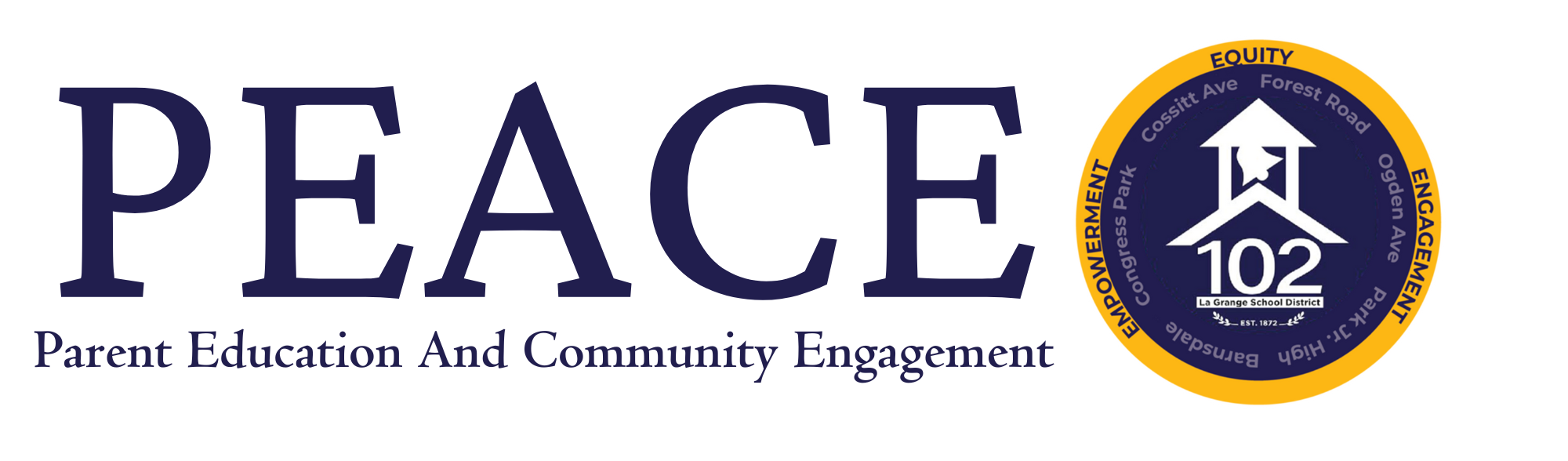 PEACE La Grange School District 102 logo