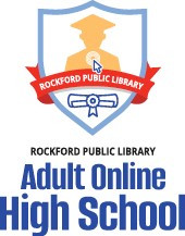 Rockford Public Library's Adult Online High School logo