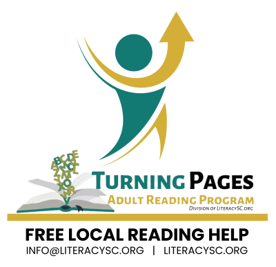Turning Pages Adult Reading Program logo