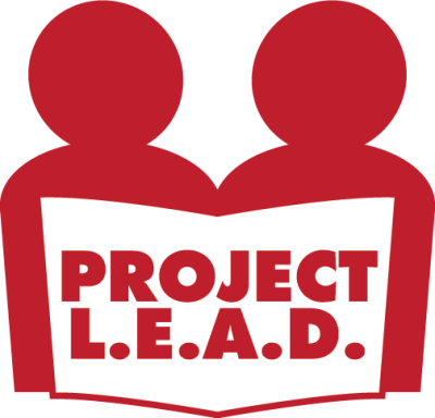 Miami Dade Public Library System/Project L.E.A.D. (Literacy for Every Adult in Dade) logo